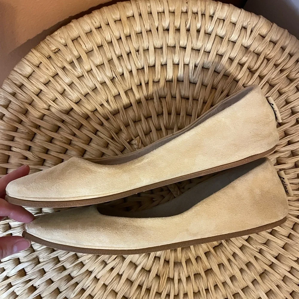 French Sole FS/NY Sloop Ballet Flats in Nude Suede Women’s Size 6.5 - Picture 10 of 12